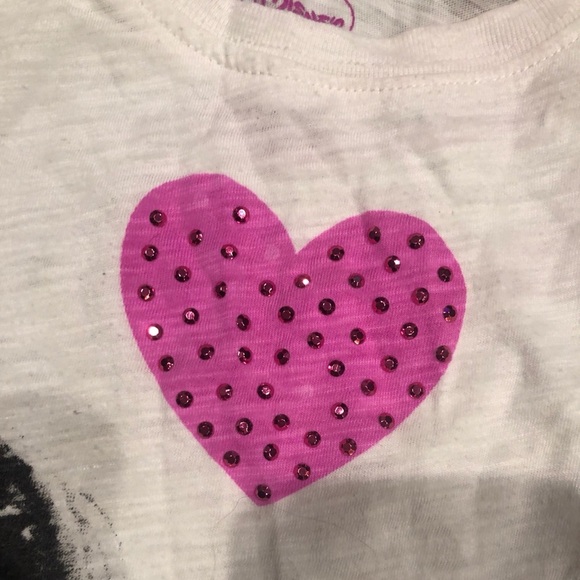 Sweet Disney Mickey & Minnie Mouse "Love" Graphic Tee L - Picture 4 of 4